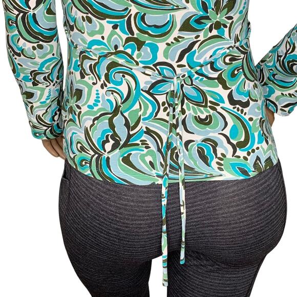 New York & Company Top Long Sleeve Stretch Size L - Picture 7 of 11